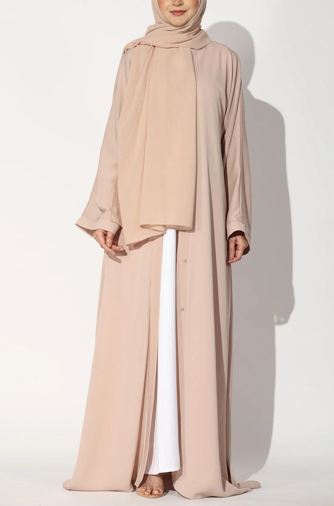 Peach Zoom Abaya