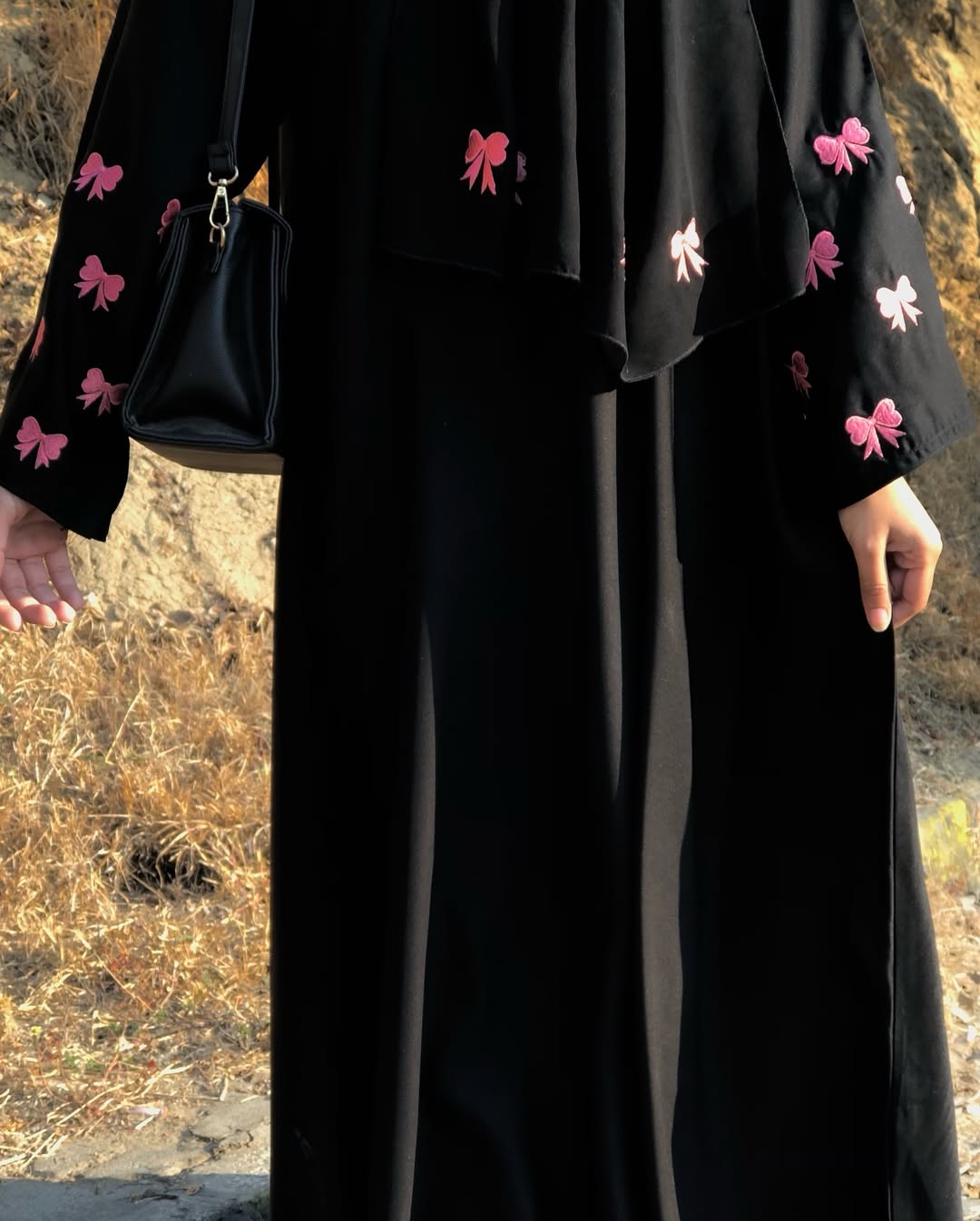 Bow Pokkie abaya