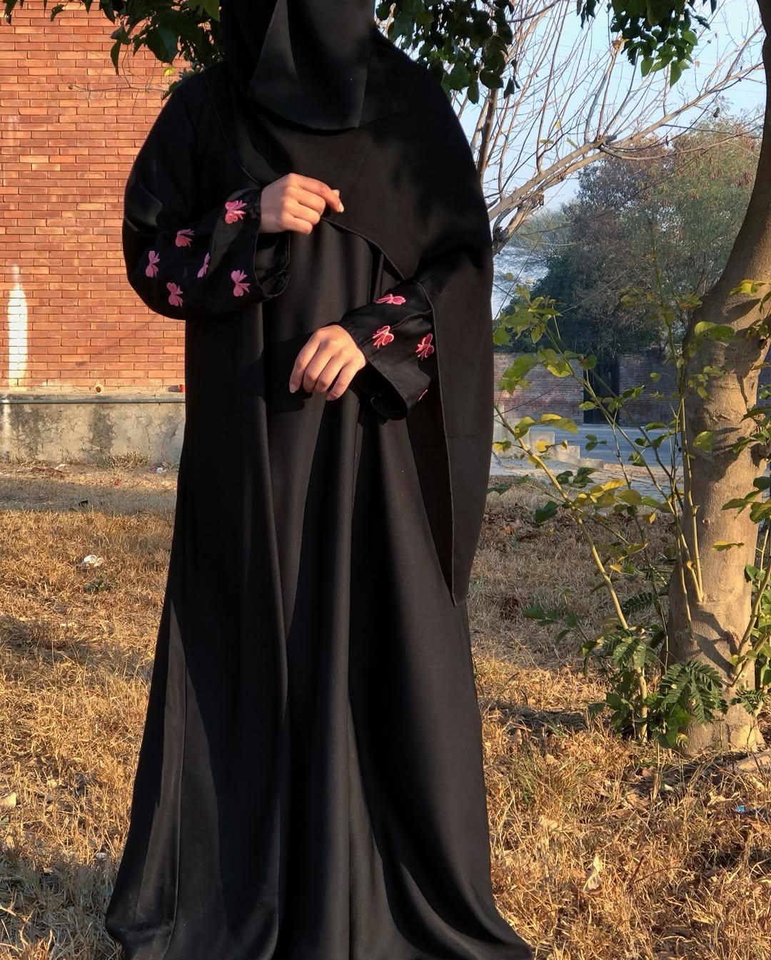 Bow Pokkie abaya