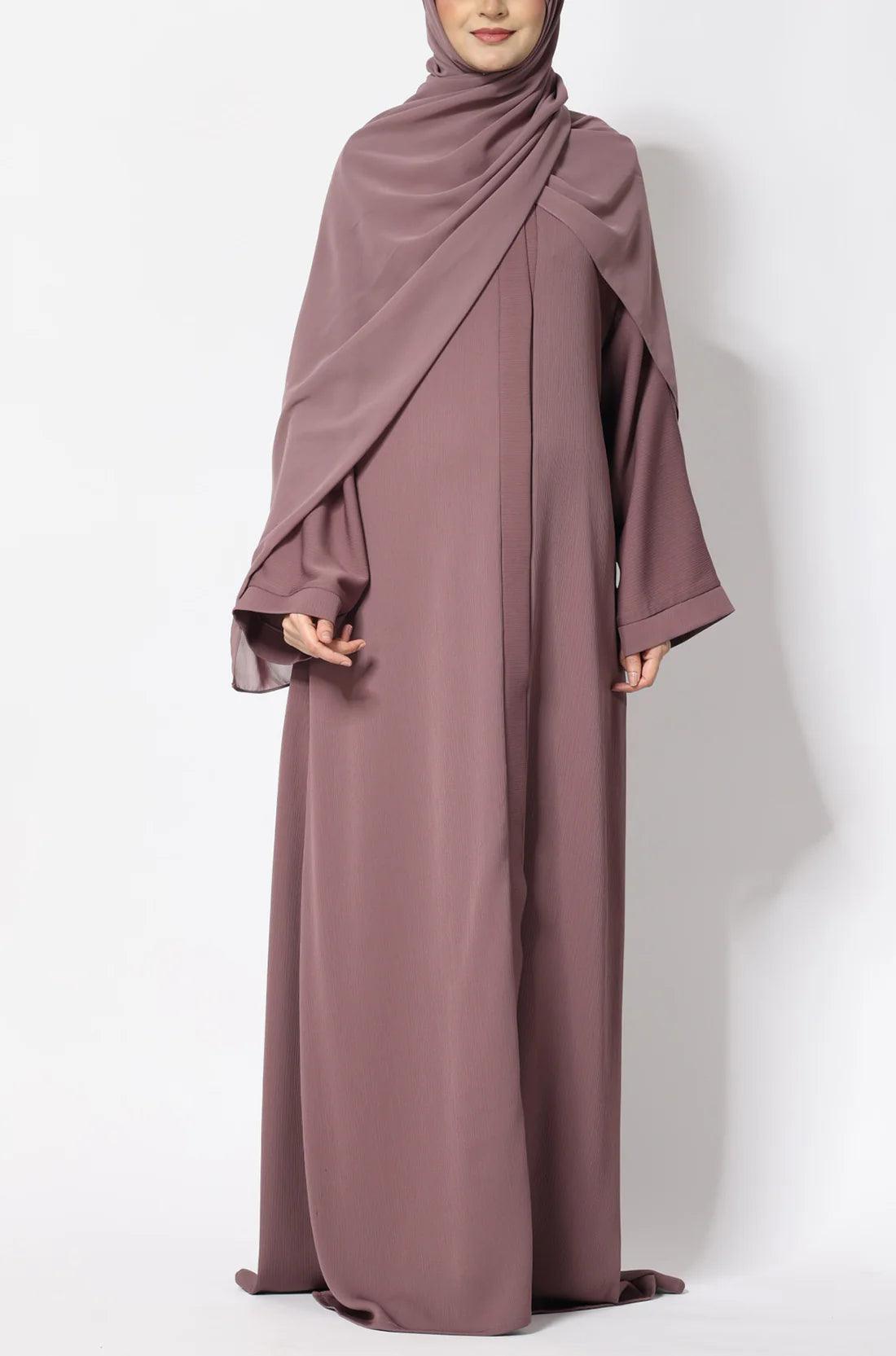 Dusty Rose Zoom Abaya