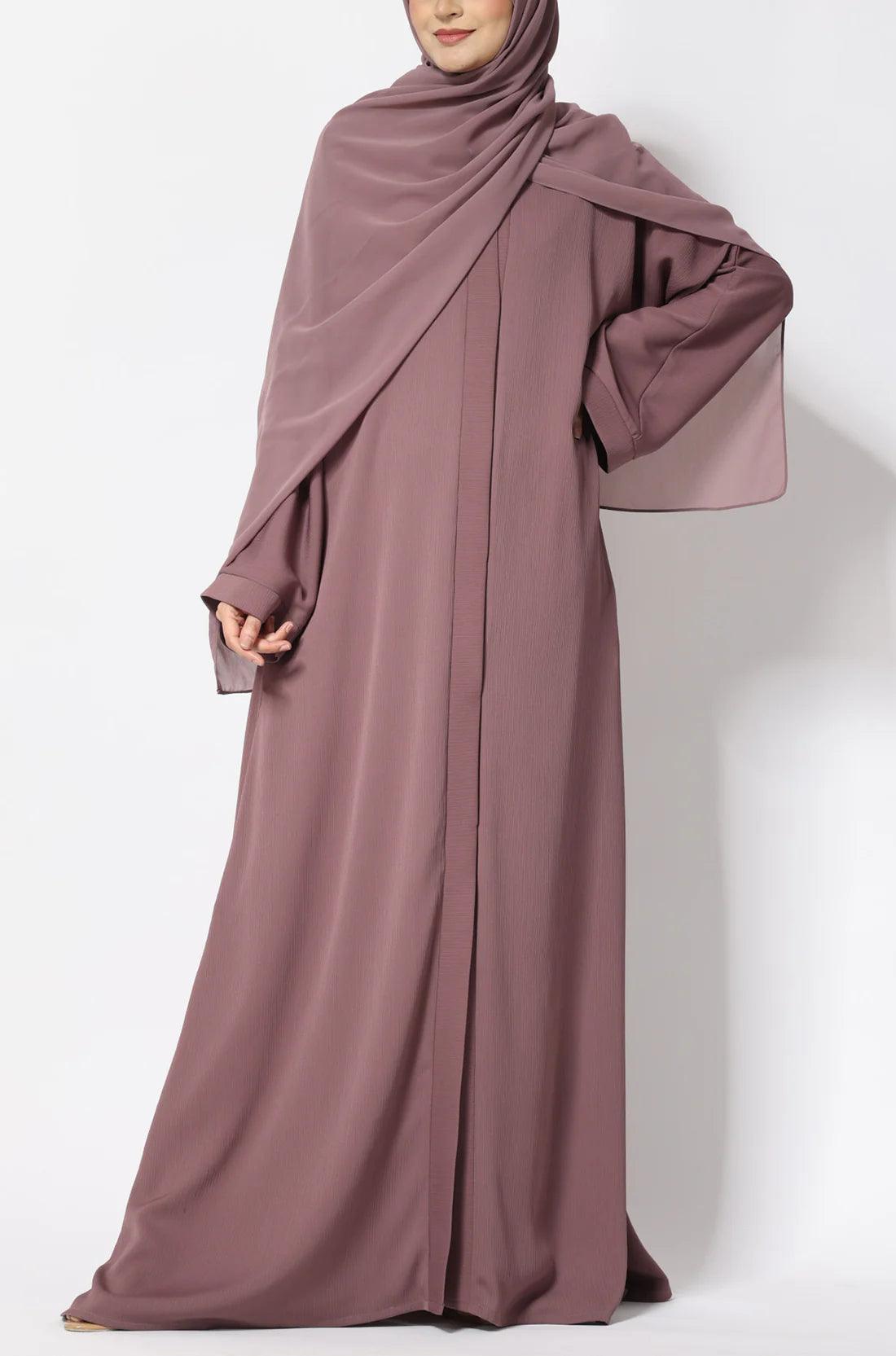 Dusty Rose Zoom Abaya