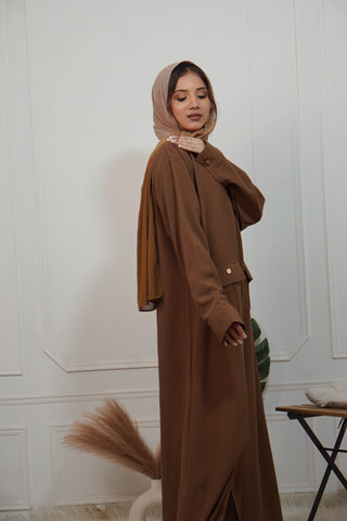 Zahra Mocha Abaya