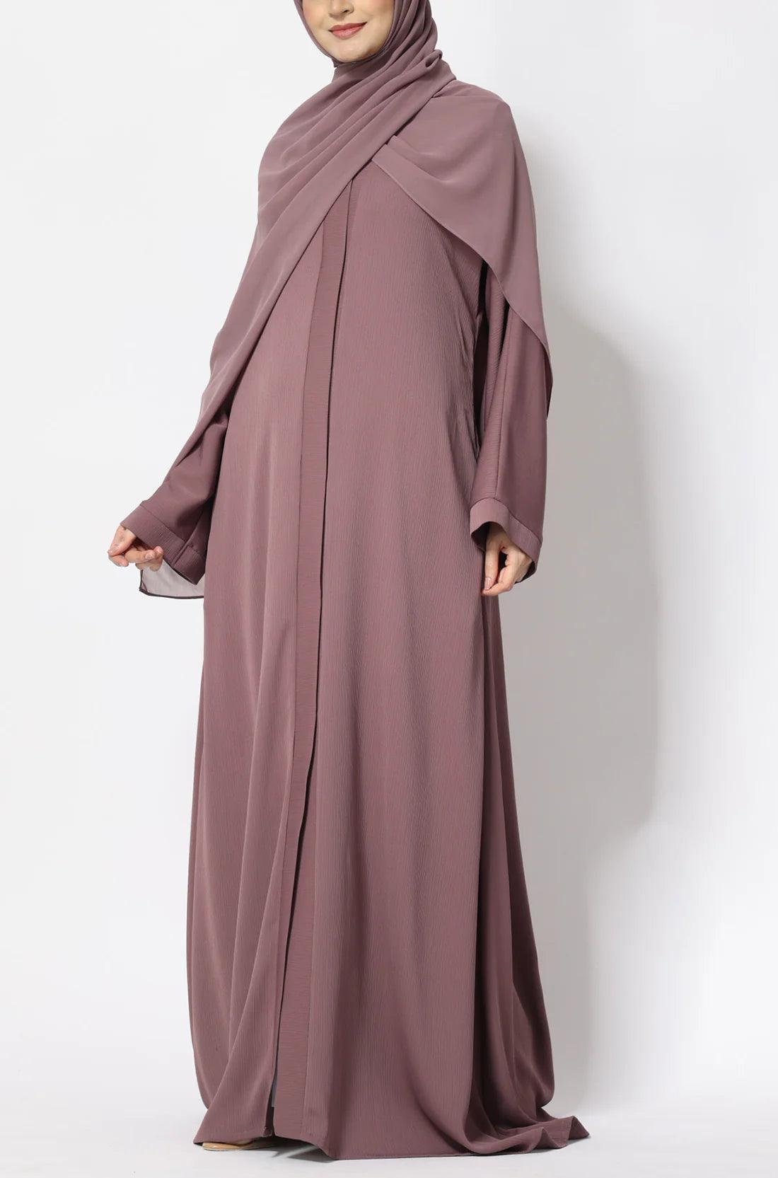 Dusty Rose Zoom Abaya