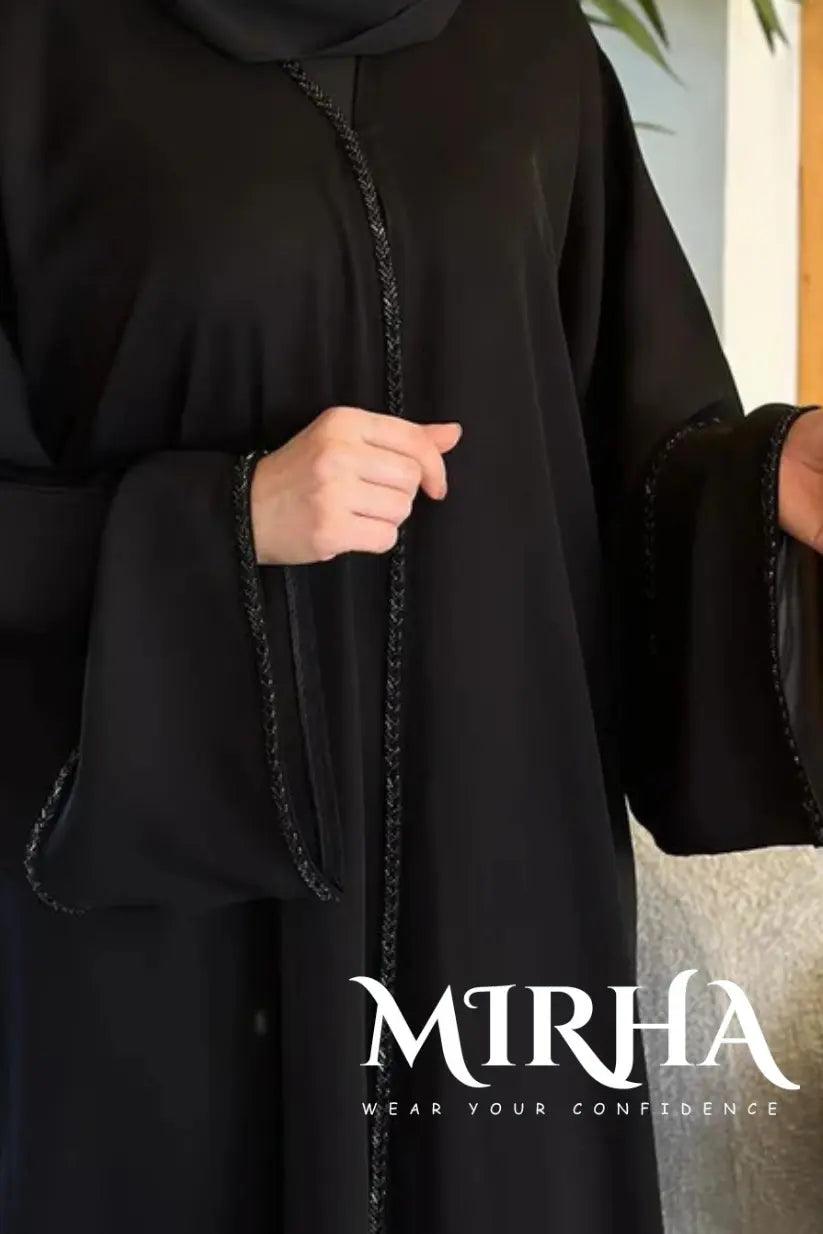 Delicate Handwork - Unique Embroidry Abaya - Mirha Wear