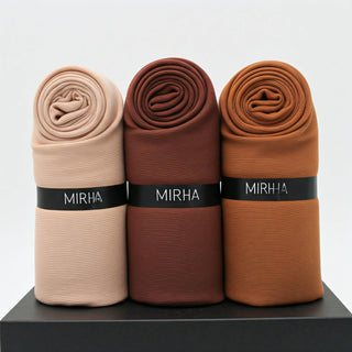 Premium Chiffon Hijab-Set Of 3