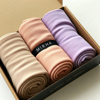 Premium Soft Georgette Hijab-Set Of 3