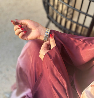Dusky Blush Ombre Abaya