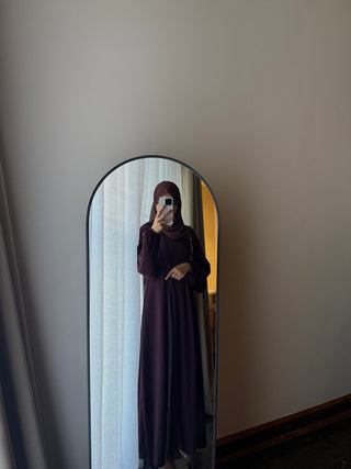 Mocha Berry Abaya