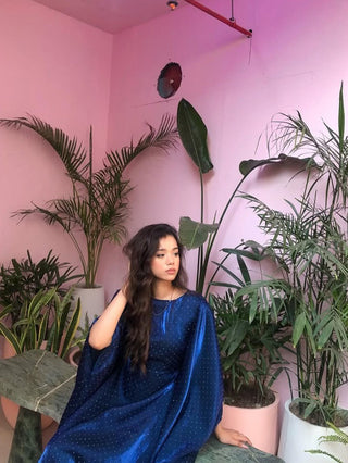 Moonlit Sapphire Kaftan
