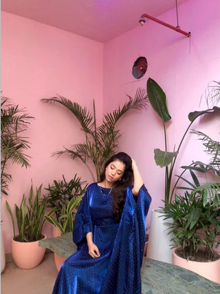 Moonlit Sapphire Kaftan