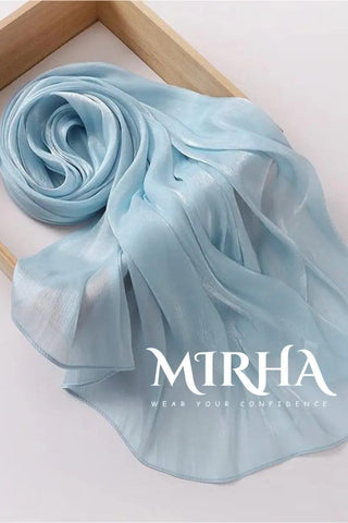 Sheer Organza Hijab - Lightweight and Elegant - Mirha Wear