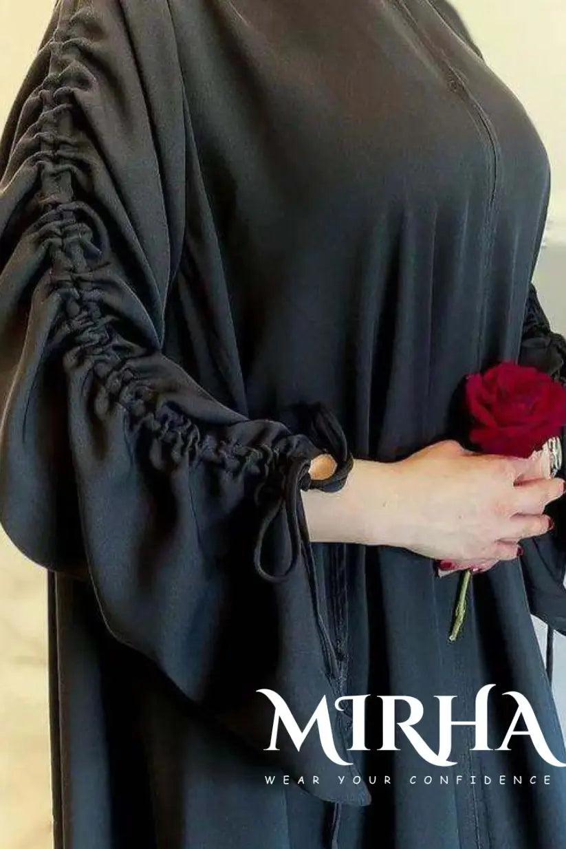 Simple Ruching - Perfect for Comfortable Abaya - Mirha Wear