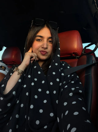 Grace Polka Dot Abaya