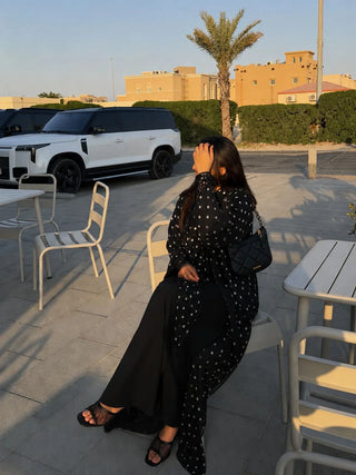 Grace Polka Dot Abaya