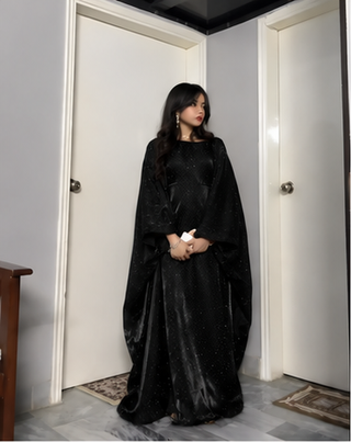 Midnight Black Kaftan