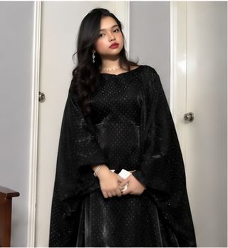 Midnight Black Kaftan