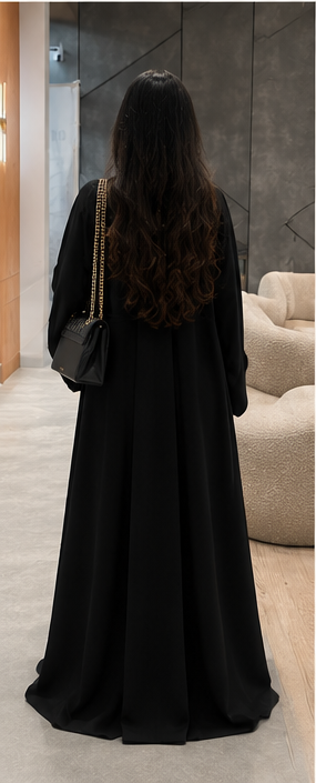 Zafira Flow Black Abaya