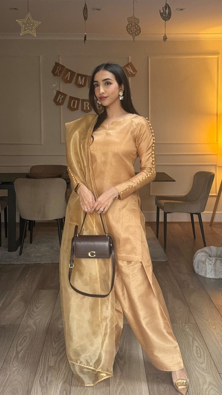 Zimal Gold Farshi Salwar