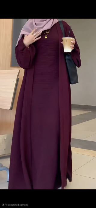 Mocha Berry Abaya