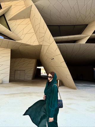 The Emerald Aura Abaya