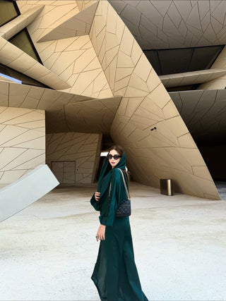 The Emerald Aura Abaya