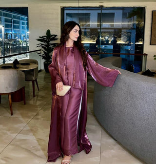 Sheesha Silk Abaya
