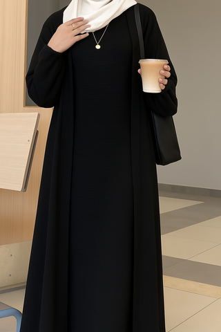 Mocha Berry Abaya 2
