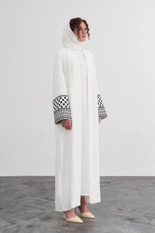Falasteen Embroidered Elegance Abaya