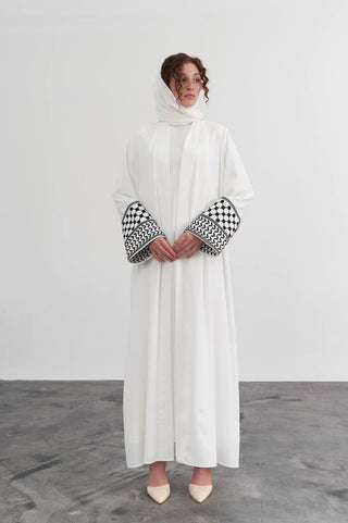 Falasteen Embroidered Elegance Abaya