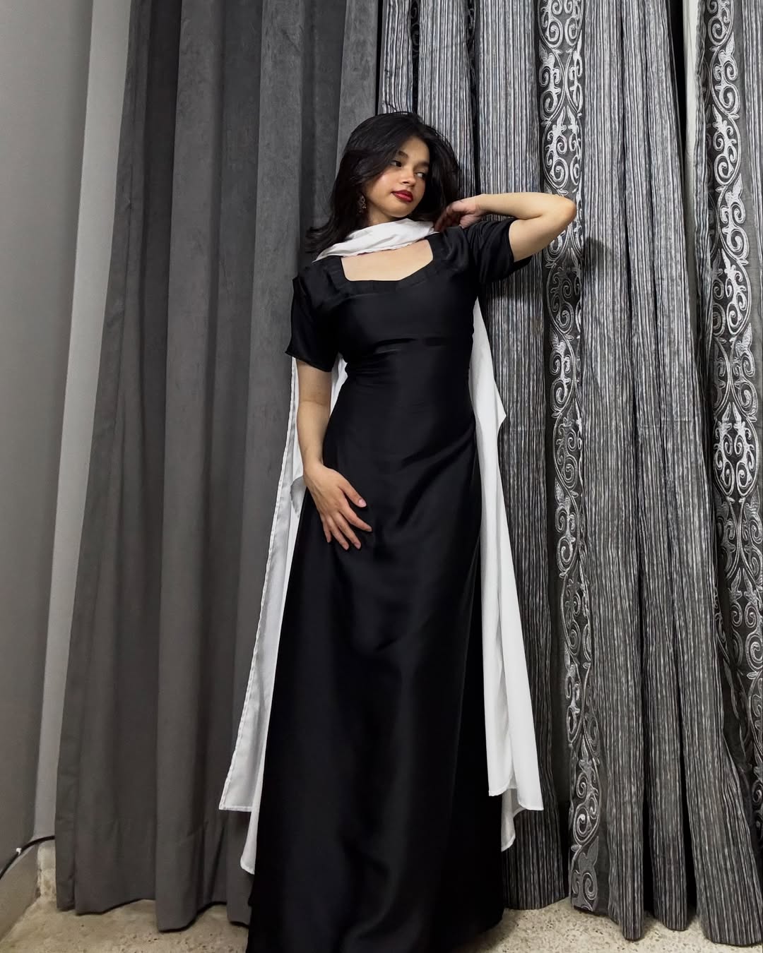 Mulberry Luxe Satin Gown 3