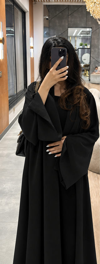 Zafira Flow Black Abaya