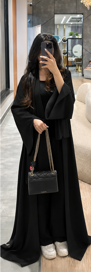 Zafira Flow Black Abaya